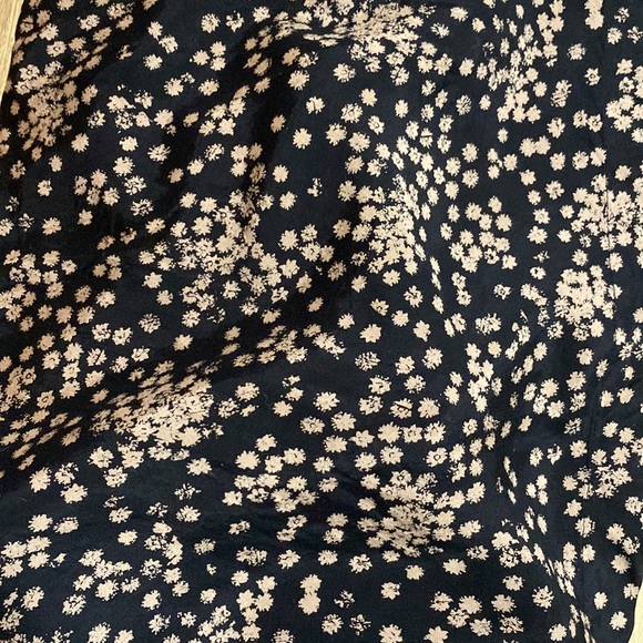 The Masai Clothing Company floral dress asymmetrical tie neckline - Picture 7 of 7